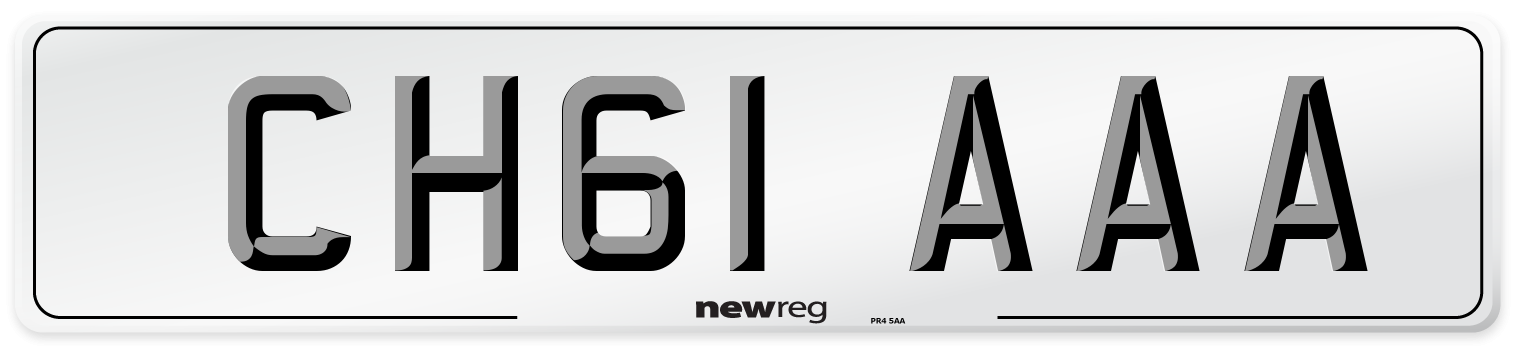 CH61 AAA Number Plate from New Reg